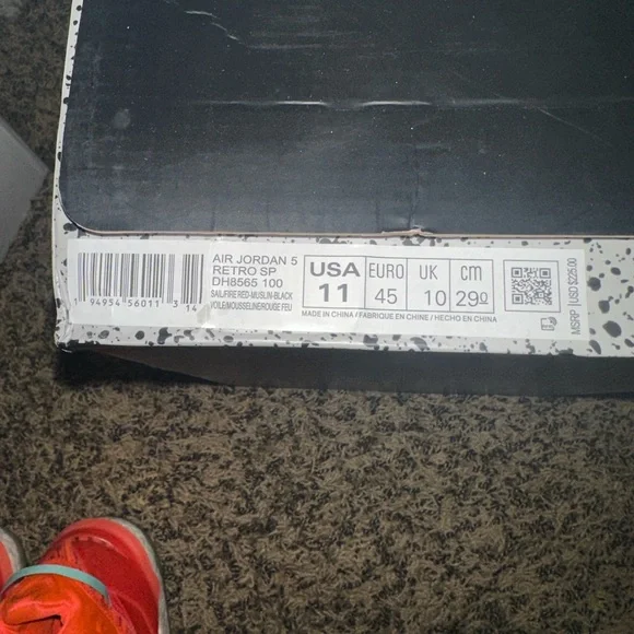 Off White x Air Jordan 5 Retro - Size 11 - Picture 3 of 16